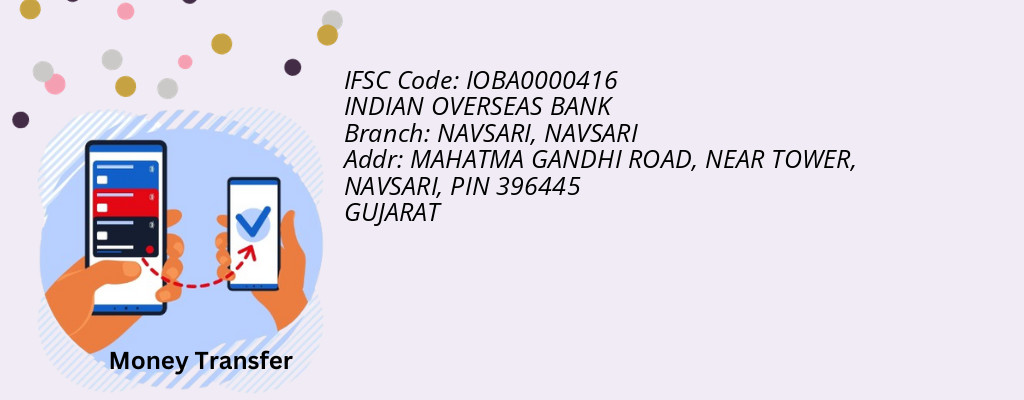 Find INDIAN OVERSEAS BANK IFSC Code NAVSARI - NAVSARI Branch Find INDIAN OVERSEAS BANK IFSC Code NAVSARI - NAVSARI Branch