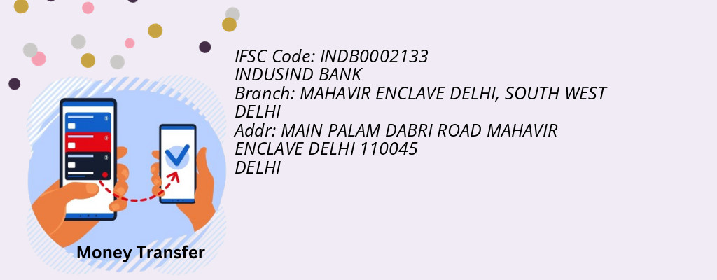 Find INDUSIND BANK IFSC Code SOUTH WEST DELHI - MAHAVIR ENCLAVE DELHI Branch Find INDUSIND BANK IFSC Code SOUTH WEST DELHI - MAHAVIR ENCLAVE DELHI Branch