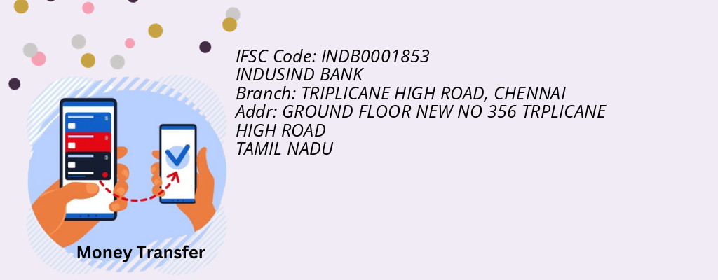 Find INDUSIND BANK IFSC Code CHENNAI - TRIPLICANE HIGH ROAD Branch Find INDUSIND BANK IFSC Code CHENNAI - TRIPLICANE HIGH ROAD Branch