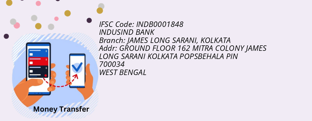 Find INDUSIND BANK IFSC Code KOLKATA - JAMES LONG SARANI Branch Find INDUSIND BANK IFSC Code KOLKATA - JAMES LONG SARANI Branch