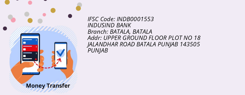 Find INDUSIND BANK IFSC Code BATALA - BATALA Branch Find INDUSIND BANK IFSC Code BATALA - BATALA Branch