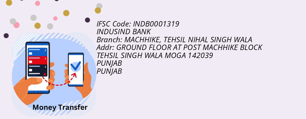 Find INDUSIND BANK IFSC Code TEHSIL NIHAL SINGH WALA - MACHHIKE Branch Find INDUSIND BANK IFSC Code TEHSIL NIHAL SINGH WALA - MACHHIKE Branch