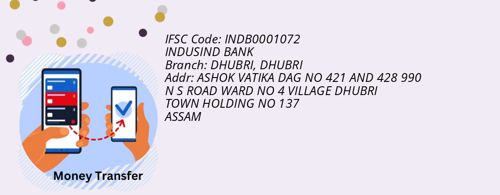 Find INDUSIND BANK IFSC Code DHUBRI - DHUBRI Branch