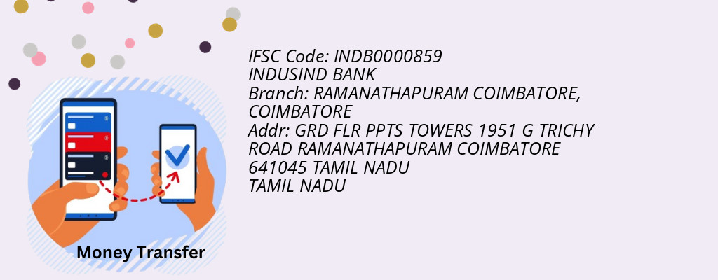 Find INDUSIND BANK IFSC Code COIMBATORE - RAMANATHAPURAM COIMBATORE Branch Find INDUSIND BANK IFSC Code COIMBATORE - RAMANATHAPURAM COIMBATORE Branch