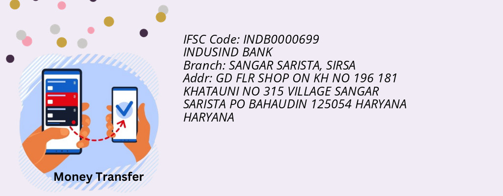 Find INDUSIND BANK IFSC Code SIRSA - SANGAR SARISTA Branch Find INDUSIND BANK IFSC Code SIRSA - SANGAR SARISTA Branch