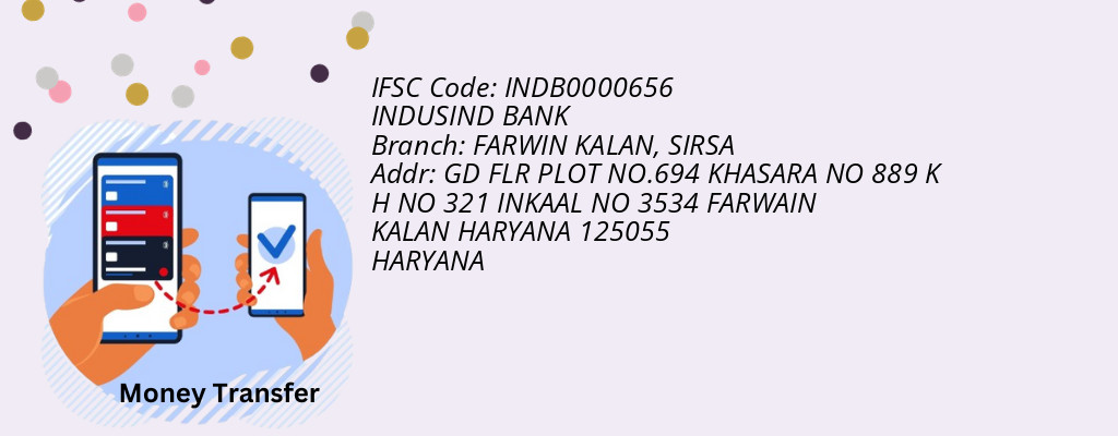 Find INDUSIND BANK IFSC Code SIRSA - FARWIN KALAN Branch Find INDUSIND BANK IFSC Code SIRSA - FARWIN KALAN Branch