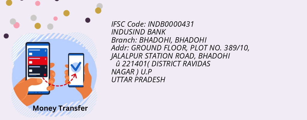 Find INDUSIND BANK IFSC Code BHADOHI - BHADOHI Branch Find INDUSIND BANK IFSC Code BHADOHI - BHADOHI Branch