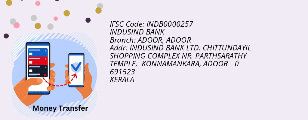 Find INDUSIND BANK IFSC Code ADOOR - ADOOR Branch Find INDUSIND BANK IFSC Code ADOOR - ADOOR Branch