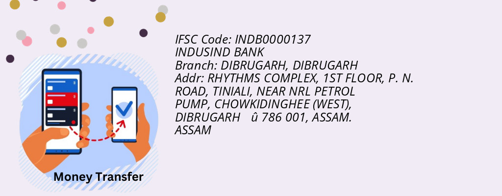 Find INDUSIND BANK IFSC Code DIBRUGARH - DIBRUGARH Branch Find INDUSIND BANK IFSC Code DIBRUGARH - DIBRUGARH Branch