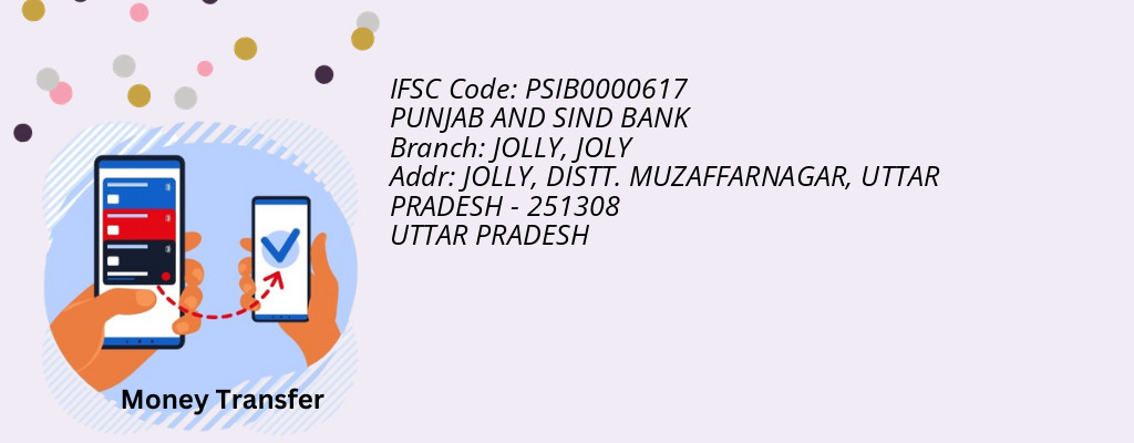 Find PUNJAB AND SIND BANK IFSC Code JOLY - JOLLY Branch