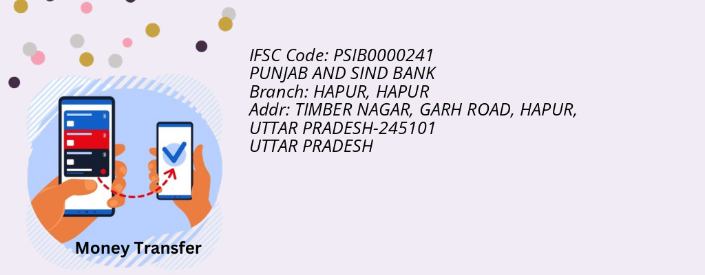 Find PUNJAB AND SIND BANK IFSC Code HAPUR - HAPUR Branch Find PUNJAB AND SIND BANK IFSC Code HAPUR - HAPUR Branch