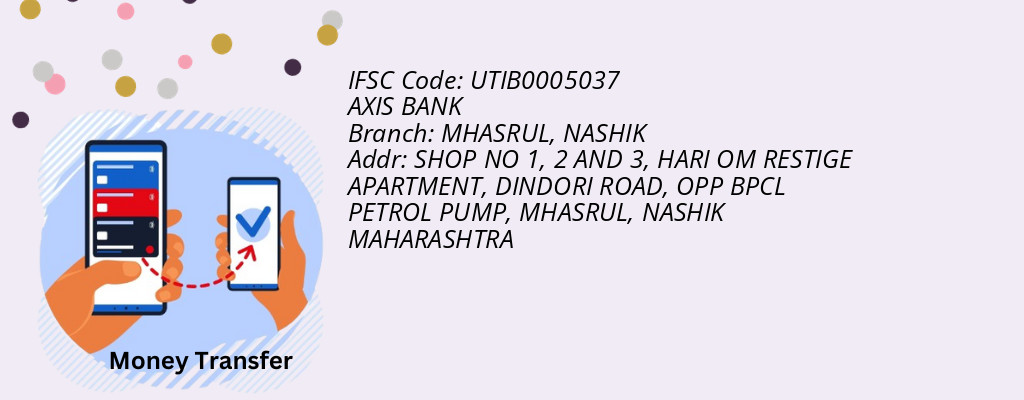 Find AXIS BANK IFSC Code NASHIK - MHASRUL Branch