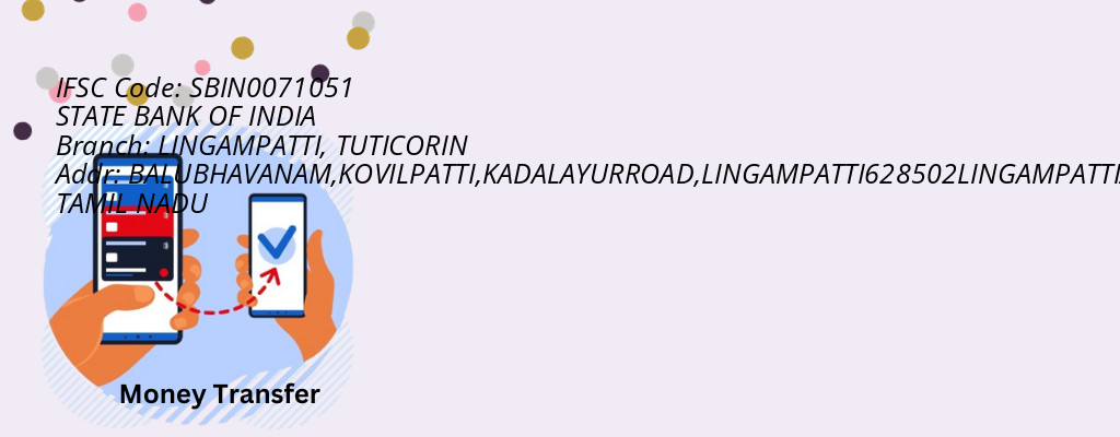 Find STATE BANK OF INDIA IFSC Code TUTICORIN - LINGAMPATTI Branch Find STATE BANK OF INDIA IFSC Code TUTICORIN - LINGAMPATTI Branch