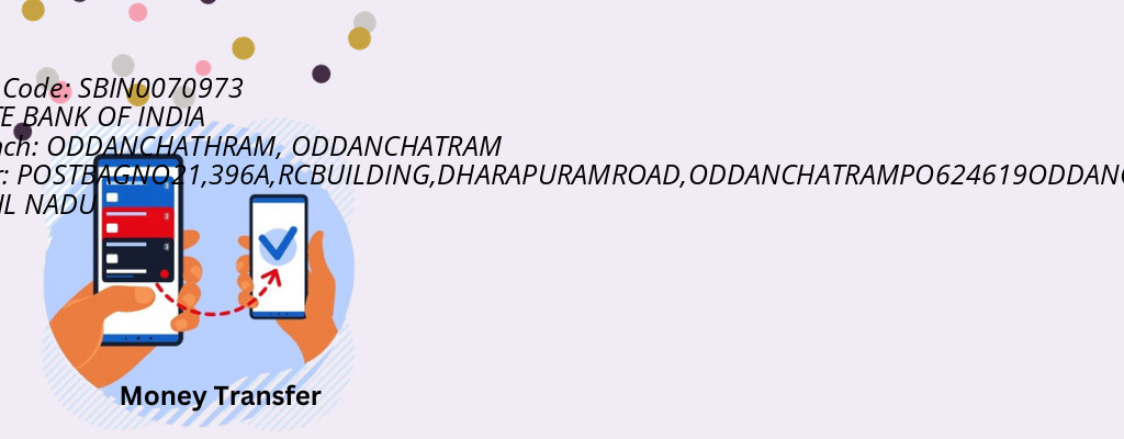 Find STATE BANK OF INDIA IFSC Code ODDANCHATRAM - ODDANCHATHRAM Branch
