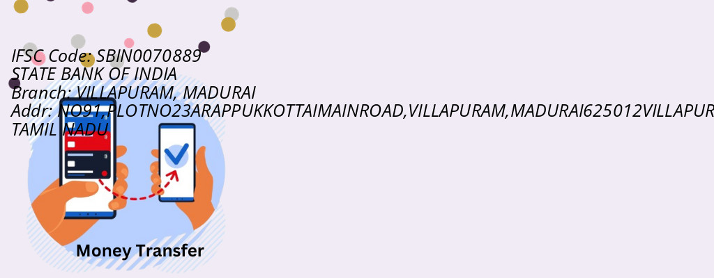 Find STATE BANK OF INDIA IFSC Code MADURAI - VILLAPURAM Branch Find STATE BANK OF INDIA IFSC Code MADURAI - VILLAPURAM Branch