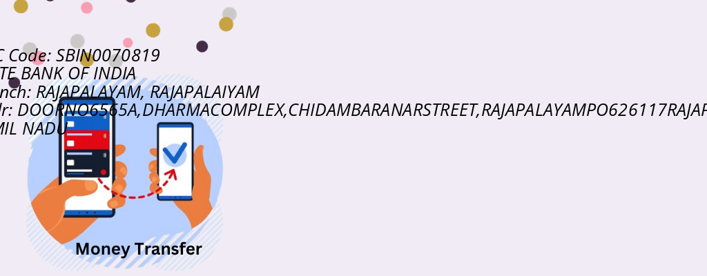 Find STATE BANK OF INDIA IFSC Code RAJAPALAIYAM - RAJAPALAYAM Branch Find STATE BANK OF INDIA IFSC Code RAJAPALAIYAM - RAJAPALAYAM Branch