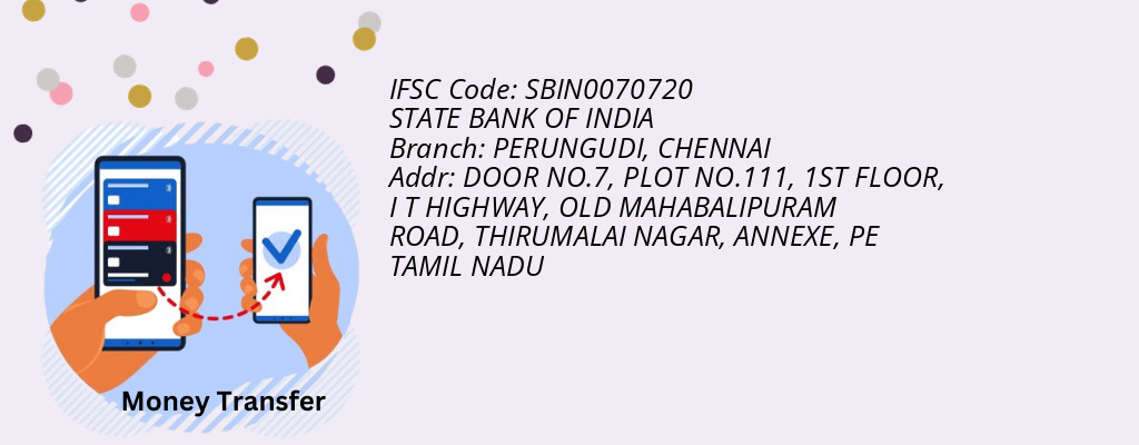 Find STATE BANK OF INDIA IFSC Code CHENNAI - PERUNGUDI Branch Find STATE BANK OF INDIA IFSC Code CHENNAI - PERUNGUDI Branch
