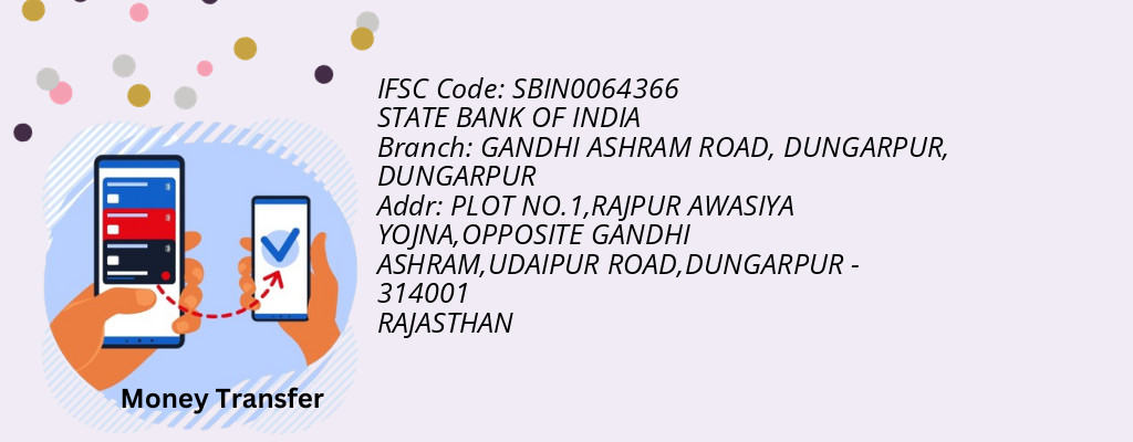 Find STATE BANK OF INDIA IFSC Code DUNGARPUR - GANDHI ASHRAM ROAD, DUNGARPUR Branch