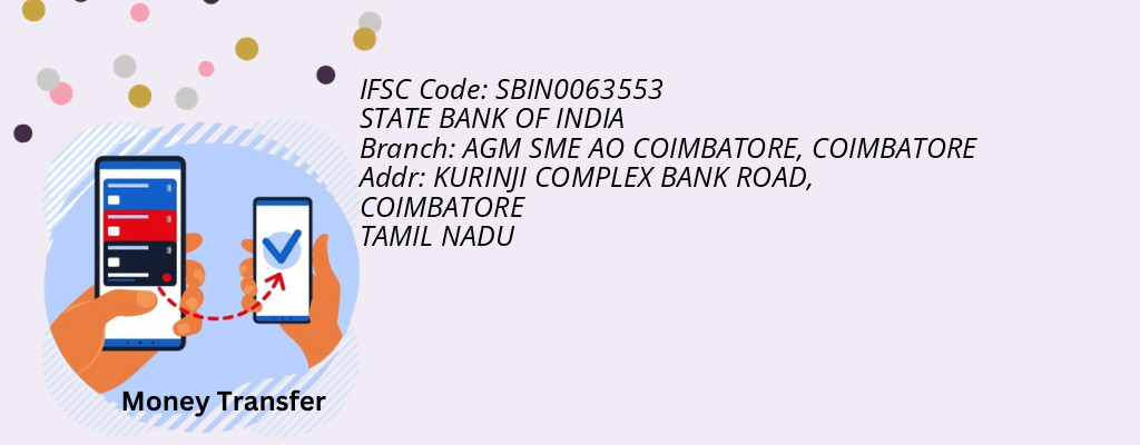Find STATE BANK OF INDIA IFSC Code COIMBATORE - AGM SME AO COIMBATORE Branch