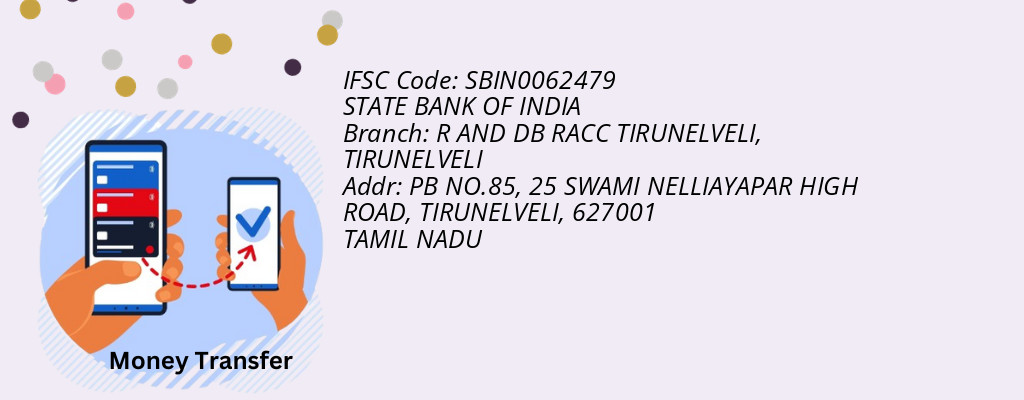 Find STATE BANK OF INDIA IFSC Code TIRUNELVELI - R AND DB RACC TIRUNELVELI Branch