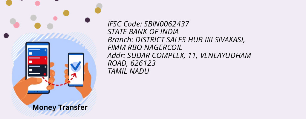 Find STATE BANK OF INDIA IFSC Code FIMM RBO NAGERCOIL - DISTRICT SALES HUB IIII SIVAKASI Branch