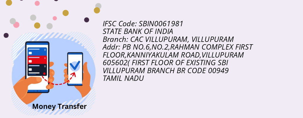 Find STATE BANK OF INDIA IFSC Code VILLUPURAM - CAC VILLUPURAM Branch