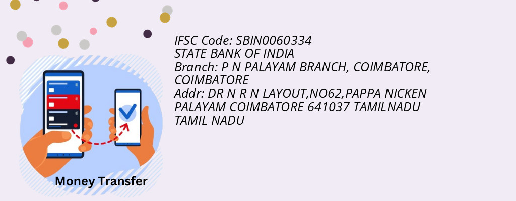 Find STATE BANK OF INDIA IFSC Code COIMBATORE - P N PALAYAM BRANCH, COIMBATORE Branch