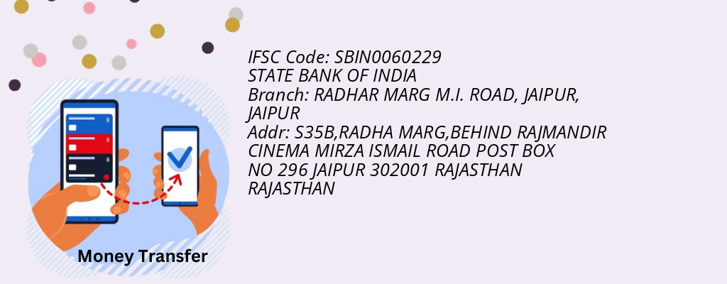 Find STATE BANK OF INDIA IFSC Code JAIPUR - RADHAR MARG M.I. ROAD, JAIPUR Branch Find STATE BANK OF INDIA IFSC Code JAIPUR - RADHAR MARG M.I. ROAD, JAIPUR Branch