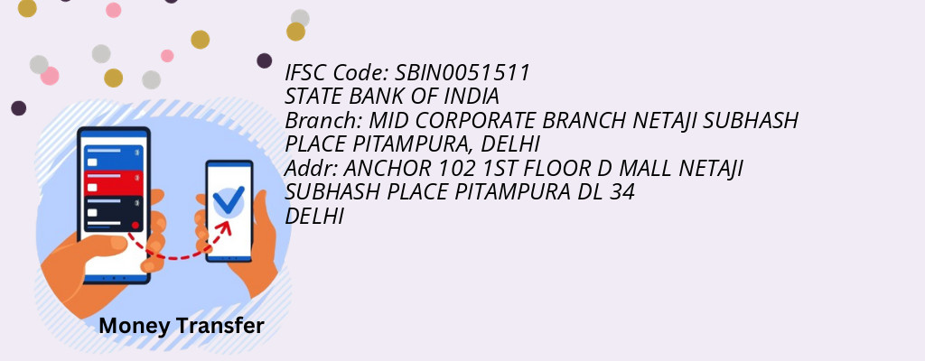 Find STATE BANK OF INDIA IFSC Code DELHI - MID CORPORATE BRANCH NETAJI SUBHASH PLACE PITAMPURA Branch Find STATE BANK OF INDIA IFSC Code DELHI - MID CORPORATE BRANCH NETAJI SUBHASH PLACE PITAMPURA Branch