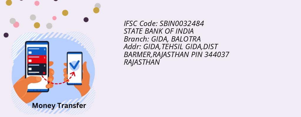 Find STATE BANK OF INDIA IFSC Code BALOTRA - GIDA Branch