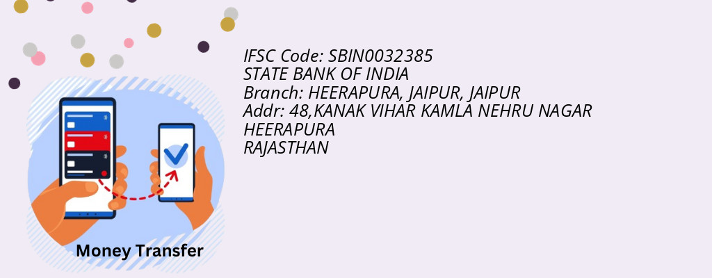 Find STATE BANK OF INDIA IFSC Code JAIPUR - HEERAPURA, JAIPUR Branch Find STATE BANK OF INDIA IFSC Code JAIPUR - HEERAPURA, JAIPUR Branch