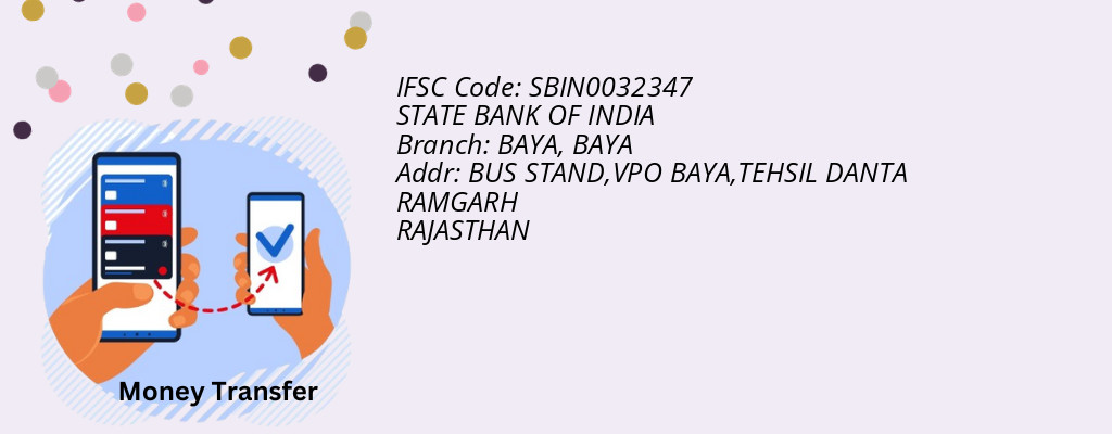 Find STATE BANK OF INDIA IFSC Code BAYA - BAYA Branch