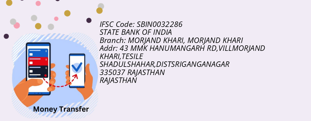 Find STATE BANK OF INDIA IFSC Code MORJAND KHARI - MORJAND KHARI Branch Find STATE BANK OF INDIA IFSC Code MORJAND KHARI - MORJAND KHARI Branch