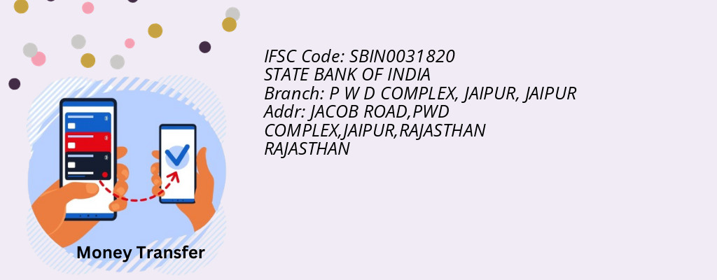 Find STATE BANK OF INDIA IFSC Code JAIPUR - P W D COMPLEX, JAIPUR Branch