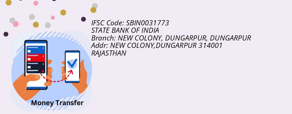 Find STATE BANK OF INDIA IFSC Code DUNGARPUR - NEW COLONY, DUNGARPUR Branch Find STATE BANK OF INDIA IFSC Code DUNGARPUR - NEW COLONY, DUNGARPUR Branch