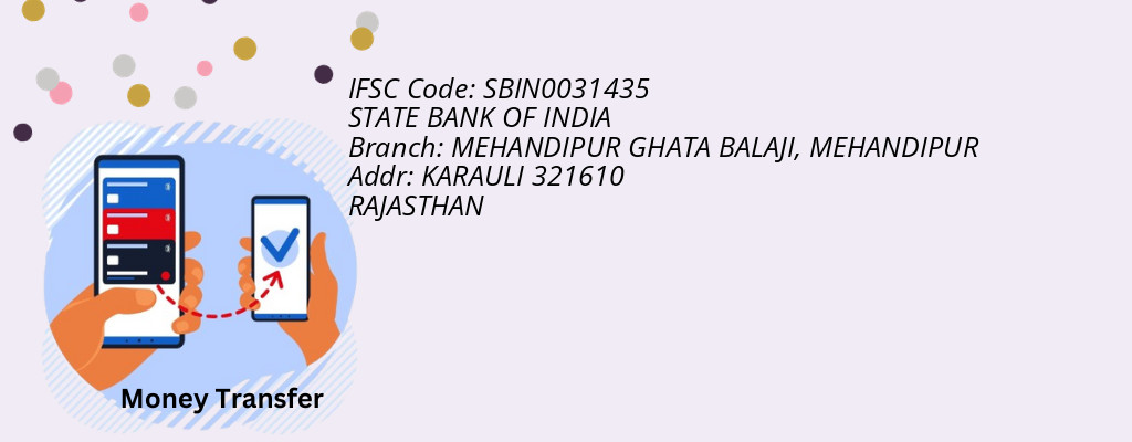 Find STATE BANK OF INDIA IFSC Code MEHANDIPUR - MEHANDIPUR GHATA BALAJI Branch Find STATE BANK OF INDIA IFSC Code MEHANDIPUR - MEHANDIPUR GHATA BALAJI Branch