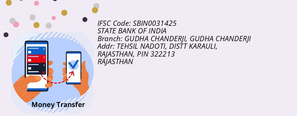 Find STATE BANK OF INDIA IFSC Code GUDHA CHANDERJI - GUDHA CHANDERJI Branch Find STATE BANK OF INDIA IFSC Code GUDHA CHANDERJI - GUDHA CHANDERJI Branch