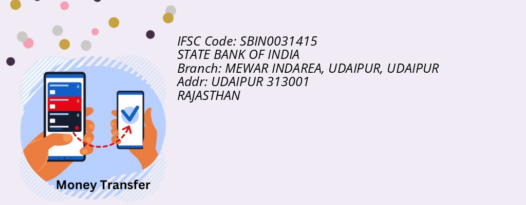 Find STATE BANK OF INDIA IFSC Code UDAIPUR - MEWAR INDAREA, UDAIPUR Branch Find STATE BANK OF INDIA IFSC Code UDAIPUR - MEWAR INDAREA, UDAIPUR Branch