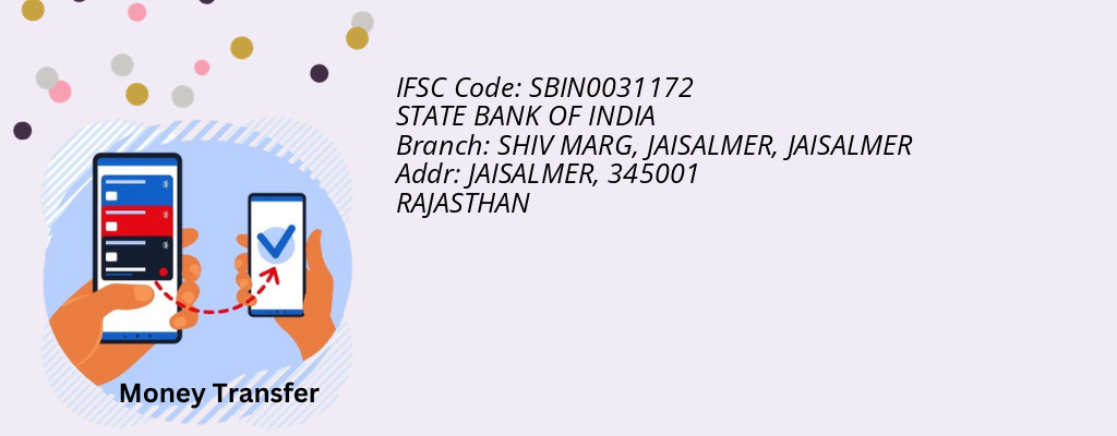 Find STATE BANK OF INDIA IFSC Code JAISALMER - SHIV MARG, JAISALMER Branch Find STATE BANK OF INDIA IFSC Code JAISALMER - SHIV MARG, JAISALMER Branch