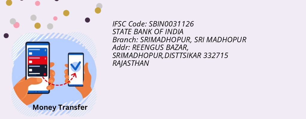 Find STATE BANK OF INDIA IFSC Code SRI MADHOPUR - SRIMADHOPUR Branch Find STATE BANK OF INDIA IFSC Code SRI MADHOPUR - SRIMADHOPUR Branch