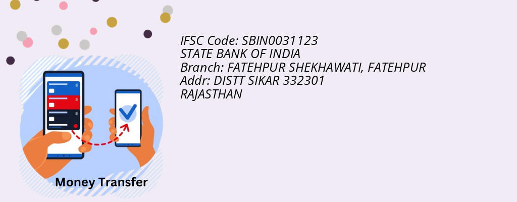 Find STATE BANK OF INDIA IFSC Code FATEHPUR - FATEHPUR SHEKHAWATI Branch
