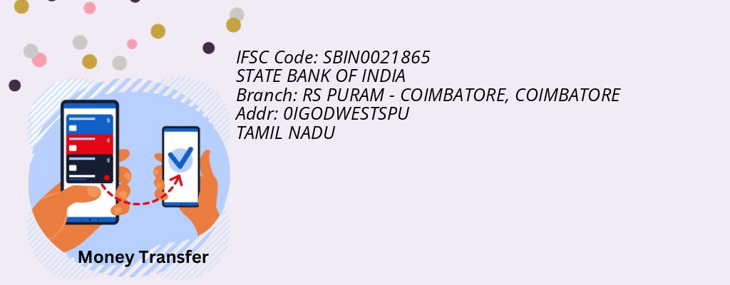 Find STATE BANK OF INDIA IFSC Code COIMBATORE - RS PURAM - COIMBATORE Branch