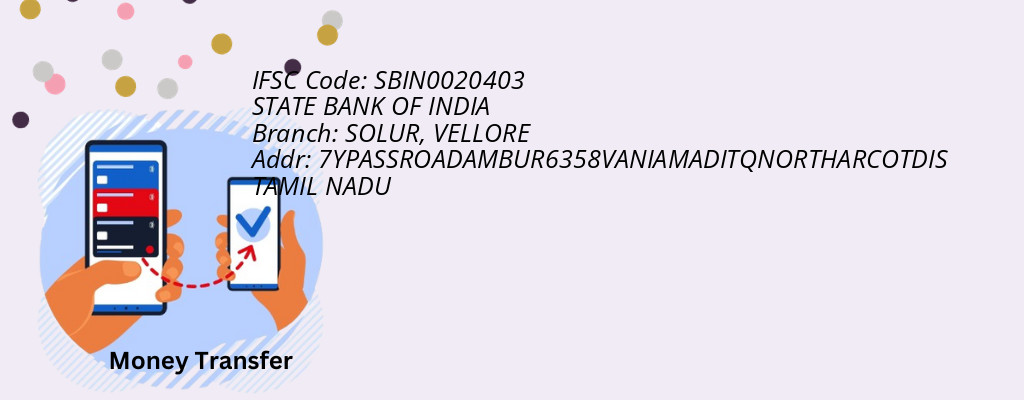 Find STATE BANK OF INDIA IFSC Code VELLORE - SOLUR Branch Find STATE BANK OF INDIA IFSC Code VELLORE - SOLUR Branch