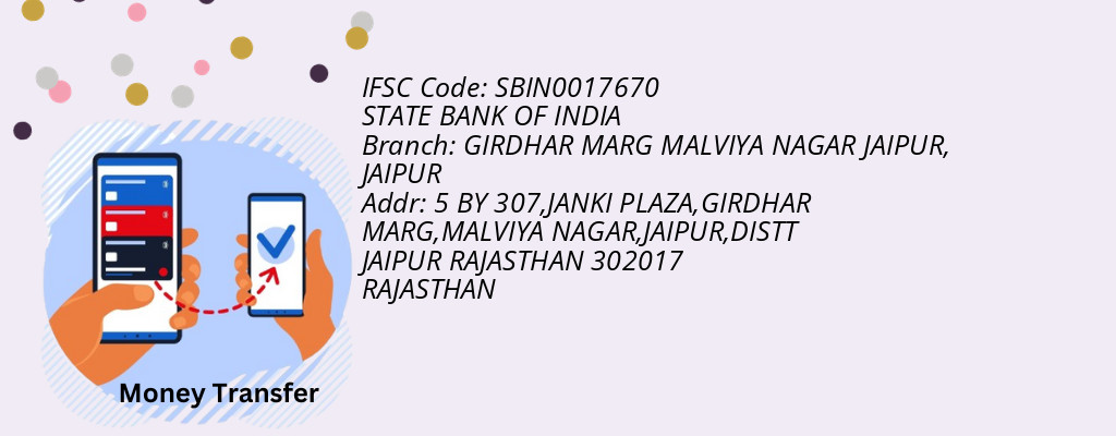 Find STATE BANK OF INDIA IFSC Code JAIPUR - GIRDHAR MARG MALVIYA NAGAR JAIPUR Branch