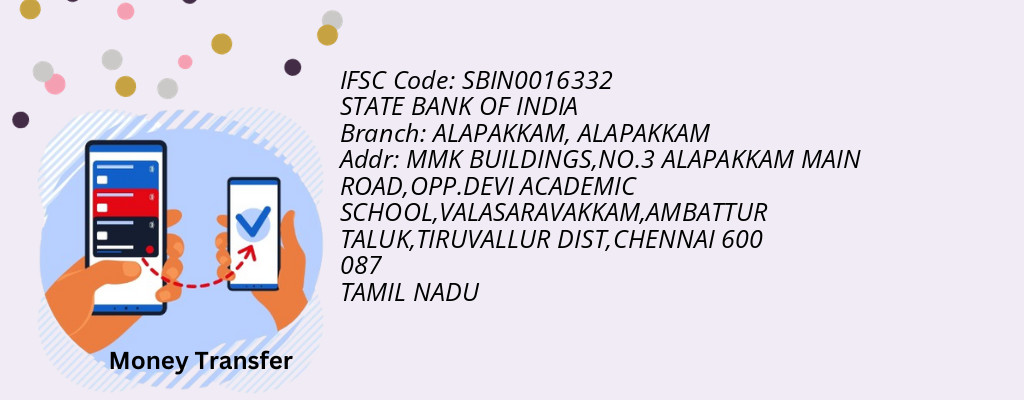 Find STATE BANK OF INDIA IFSC Code ALAPAKKAM - ALAPAKKAM Branch Find STATE BANK OF INDIA IFSC Code ALAPAKKAM - ALAPAKKAM Branch