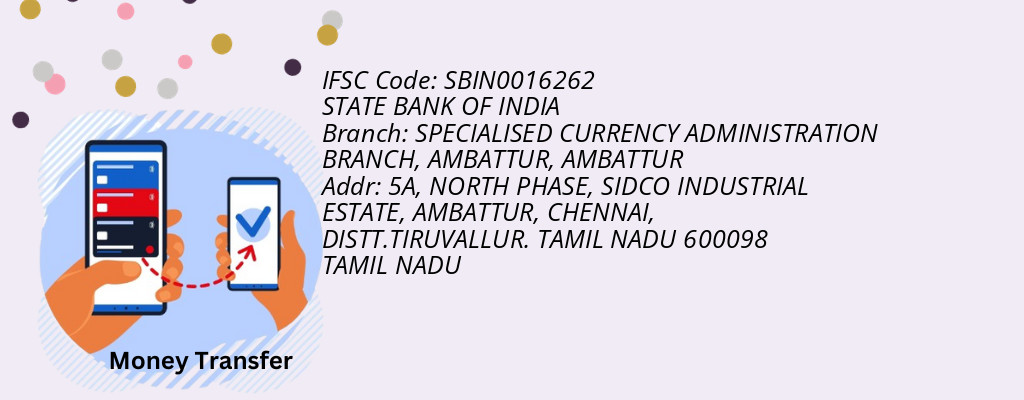 Find STATE BANK OF INDIA IFSC Code AMBATTUR - SPECIALISED CURRENCY ADMINISTRATION BRANCH, AMBATTUR Branch Find STATE BANK OF INDIA IFSC Code AMBATTUR - SPECIALISED CURRENCY ADMINISTRATION BRANCH, AMBATTUR Branch