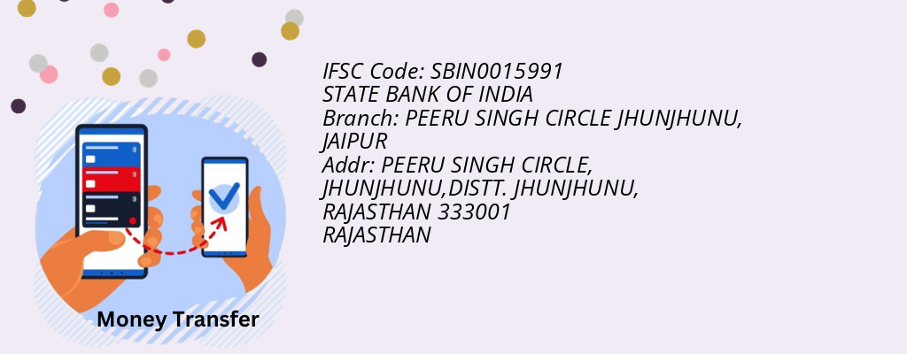 Find STATE BANK OF INDIA IFSC Code JAIPUR - PEERU SINGH CIRCLE JHUNJHUNU Branch Find STATE BANK OF INDIA IFSC Code JAIPUR - PEERU SINGH CIRCLE JHUNJHUNU Branch