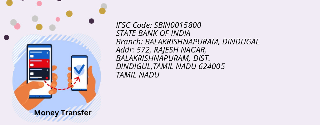 Find STATE BANK OF INDIA IFSC Code DINDUGAL - BALAKRISHNAPURAM Branch Find STATE BANK OF INDIA IFSC Code DINDUGAL - BALAKRISHNAPURAM Branch