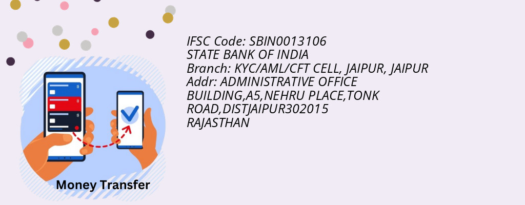 Find STATE BANK OF INDIA IFSC Code JAIPUR - KYC/AML/CFT CELL, JAIPUR Branch Find STATE BANK OF INDIA IFSC Code JAIPUR - KYC/AML/CFT CELL, JAIPUR Branch