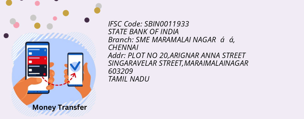 Find STATE BANK OF INDIA IFSC Code CHENNAI - SME MARAMALAI NAGAR   Branch Find STATE BANK OF INDIA IFSC Code CHENNAI - SME MARAMALAI NAGAR   Branch